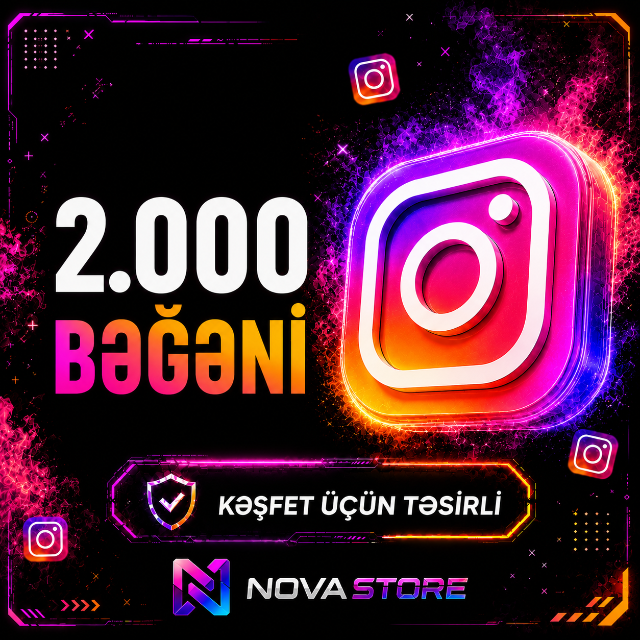 Instagram 2.000 Bəyənmə – Kəşfət üçün Təsirli
