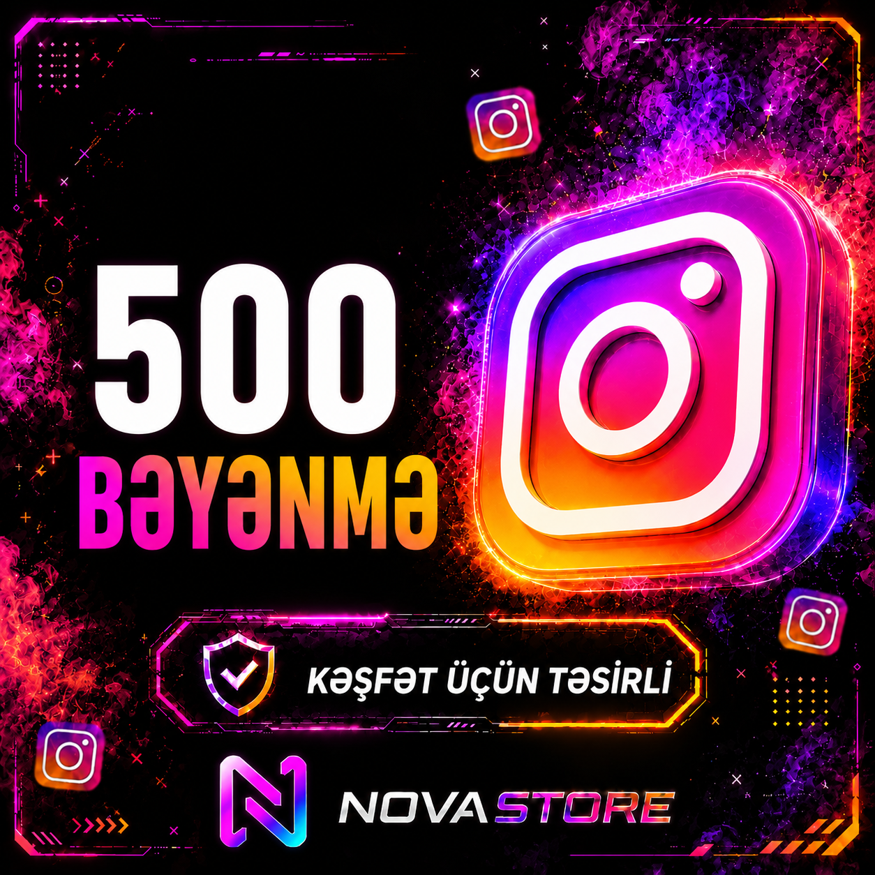 Instagram 500 Bəyənmə – Kəşfət üçün Təsirli
